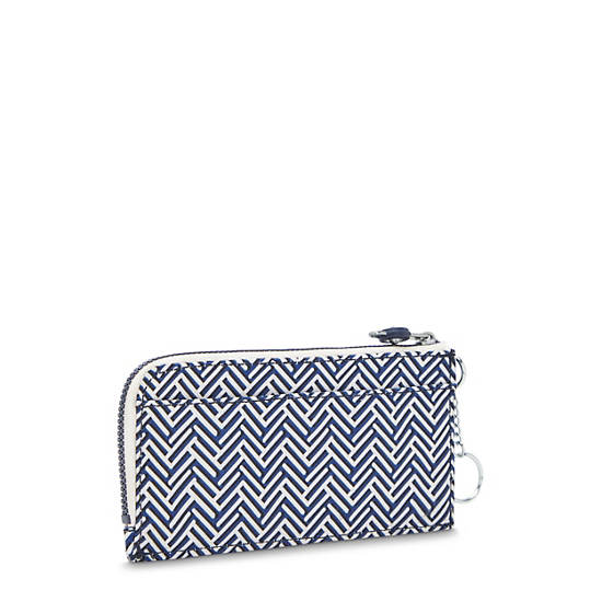 Kipling Dafni Printed Portefeuille Wit | BE 1683TC